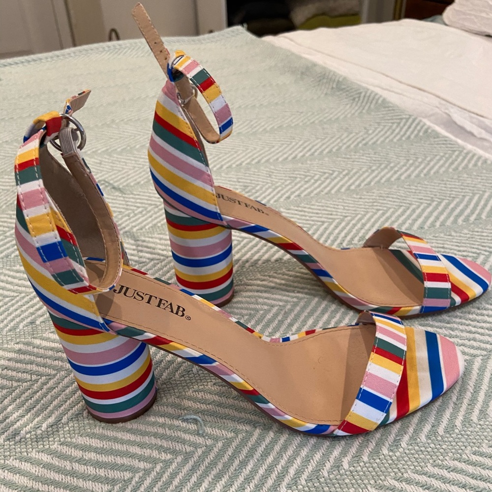 Just Fab Jacey Cylinder Heeled Sandal
